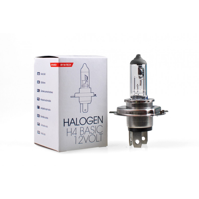 Glühlampe halogenowa M-TECH H4 12 V 100/90 W P43t