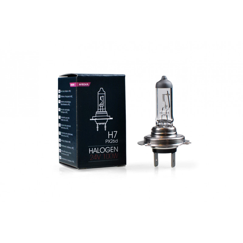 Halogenlampe M-TECH H7 PX26d 100W 24V Halogenlampe M-TECH H7 PX26d 100W 24V