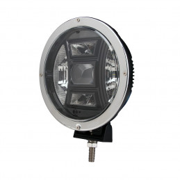 Driving light - side bracket - round chrome, CREE 70 W 9", 2GEN.