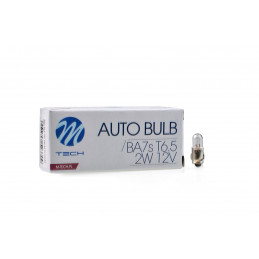Glühlampe M-TECH J T6.5 12 V 2 W BA7s