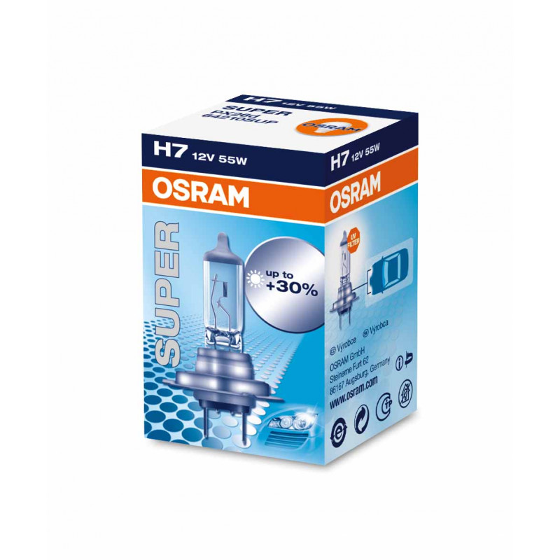 Halogen OSRAM SUPER 64210SUP PX26d 55W 12V H7 Halogen OSRAM SUPER 64210SUP PX26d 55W 12V H7