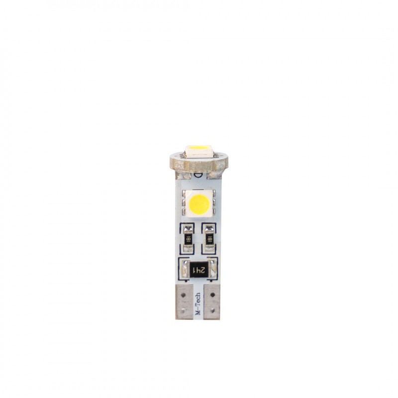 Blister 2x Diode LED L324A - W5W 3xSMD5050 CANBUS WeiÎ² 12V