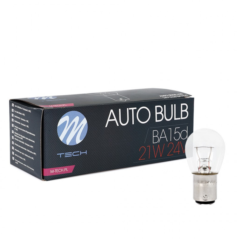 GlÃ¼hlampe M-TECH BA15d 21W CLEAR 24V