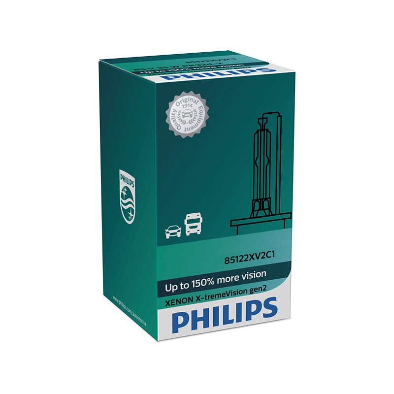 PHILIPS XENON D2R X-TREMEVISION C1 85V 35W P32d-3