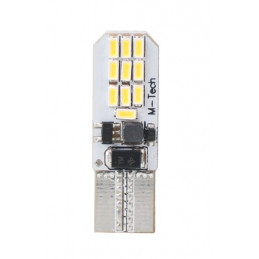 Blister M-TECH Platinum LB801W - W5W, 12 V 20xSMD3014, CANBUS, weiß