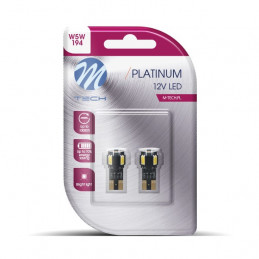 Blister M-TECH Platinum LB804W - W5W, 12 V 4xSMD5630 + 1xHP LED, weiß