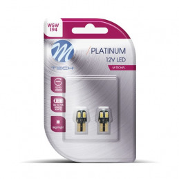 Blister M-TECH Platinum LB806W - W5W, 12 V 4xSMD5630, CANBUS, weiß