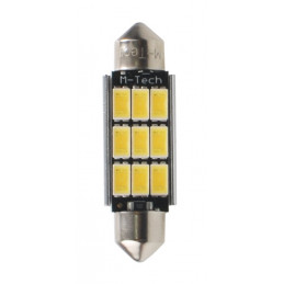 L816WW - C5W 41 mm 9xSMD5630 12 V Warm weiß