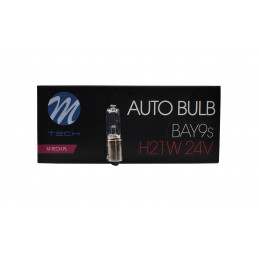 Glühlampe M-TECH H21W 24 V 21 W BAY9s