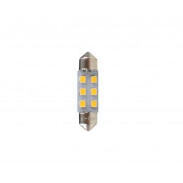 Blister 2x Diode LED L028 - C5W 36mm 6xSMD5050 WeiÃŸ 12V