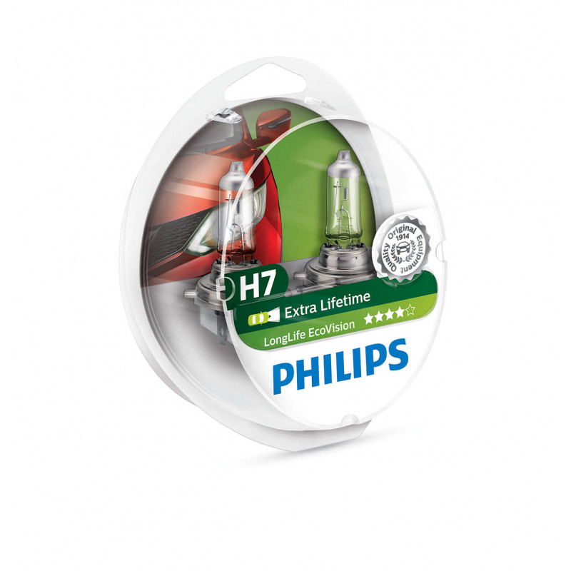 Philips H7 LongLife EcoVision 12V55W PX26d S2