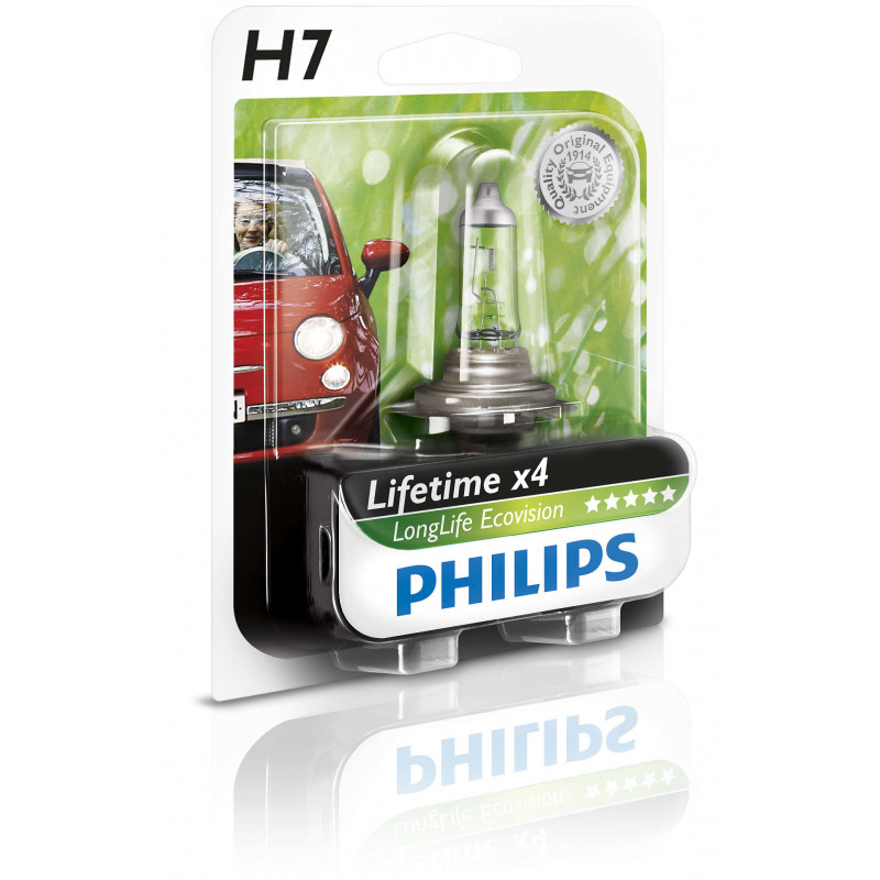 Philips H7 LongLife EcoVision 12V55W PX26d B1