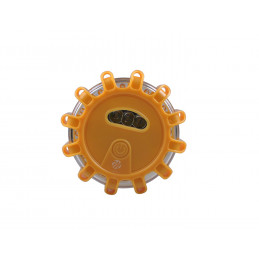 Warnlampe 12+3 LED 3xAAA  Orange