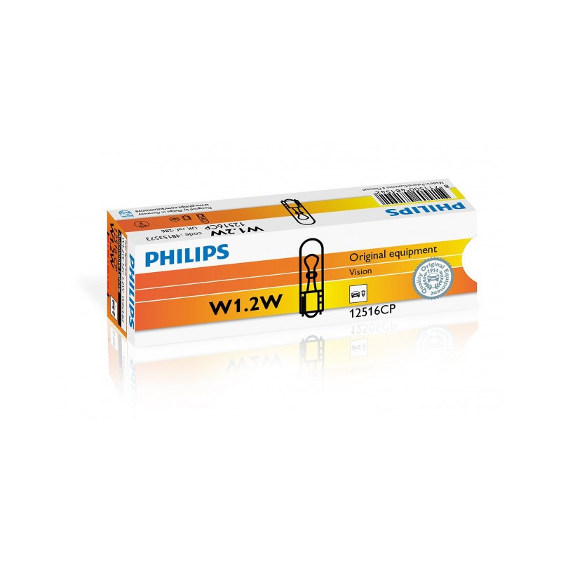 Philips W1,2W - W2,3W - W2W - WBT5 12V1.2W W2x4,6d CP