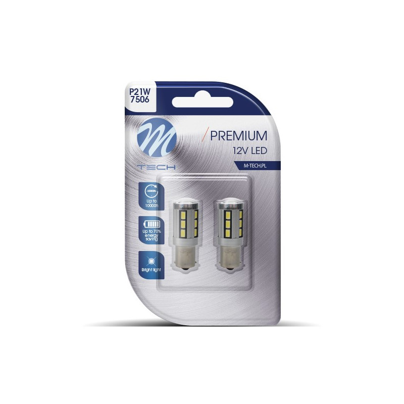 Blister 2x Diode LED L355 - BA15s 18xSMD5730 CANBUS Weiß 12V Blister 2x Diode LED L355 - BA15s 18xSMD5730 CANBUS Weiß 12V