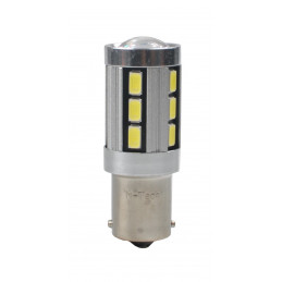 Blister 2x Diode LED L355 - BA15s 18xSMD5730 CANBUS WeiÃŸ 12V