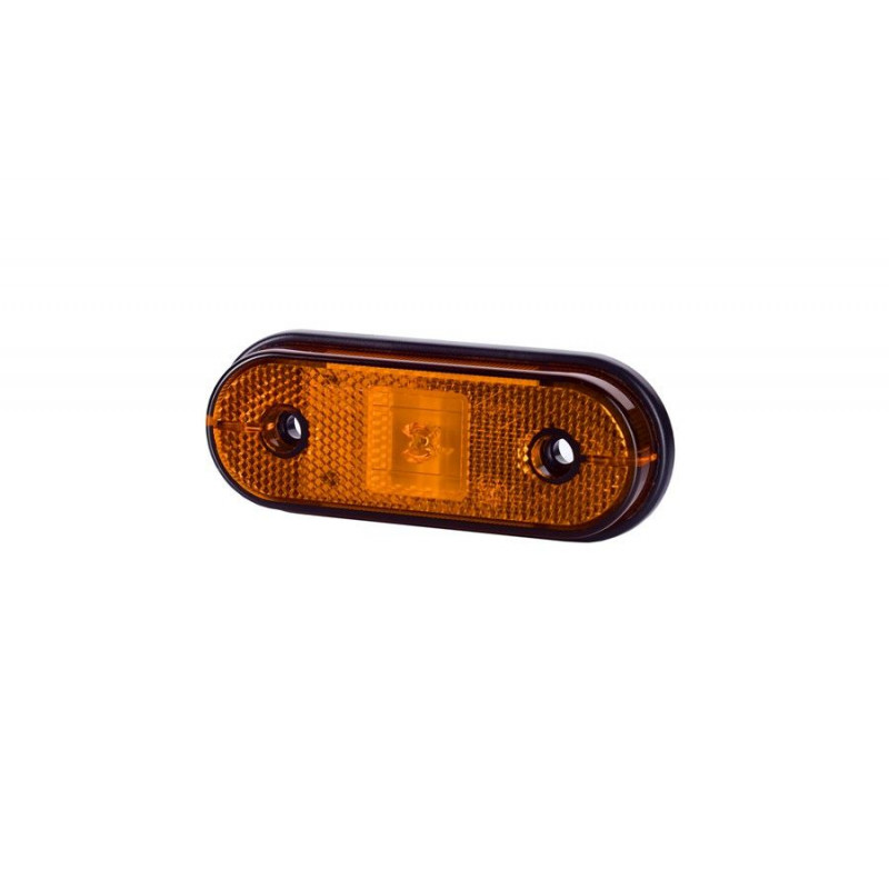 HORPOL LED Umrissleuchte - HOR61 LD633 orange mit Reflektor 12/24V ECE