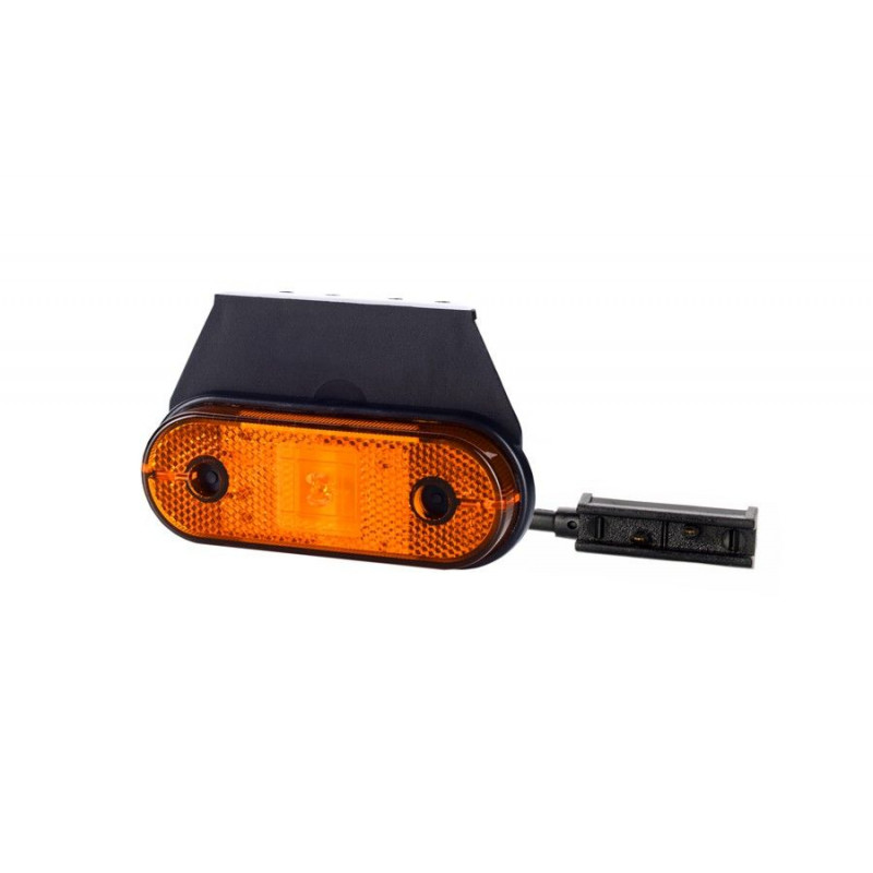 HORPOL LED Umrissleuchte - HOR61 LD650 orange mit Reflektor hÃ¤ngend12/24V ECE