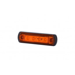 HORPOL LED Umrissleuchte - HOR65 LD676 orange mit Reflektor 12/24V ECE