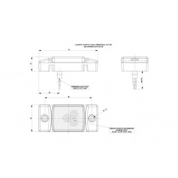 HORPOL LED Umrissleuchte - HOR40 LD140 weiÃŸ 12/24V ECE