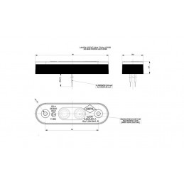 HORPOL LED Positionsleuchte - HOR72 LD956 weiÃŸ 12/24V ECE