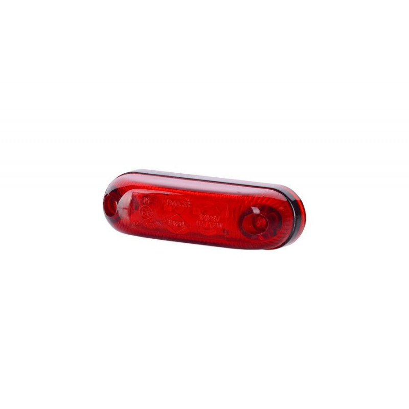 HORPOL LED Umrissleuchte - HOR33 LD410 rot oval 12/24V ECE