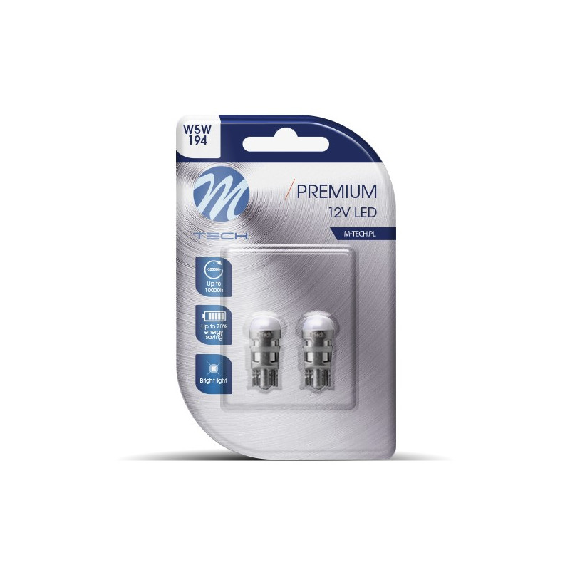 Blister 2x Diode LED L106 - W5W 1xSMD3030 Weiß 12V Blister 2x Diode LED L106 - W5W 1xSMD3030 Weiß 12V