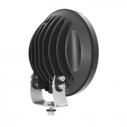 Driving Light - Black Series - Side Bracket - Round Black CREE 72W 9"
