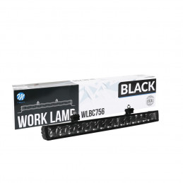 Driving light M-TECH schwarz SERIES 15x7W LED 12-48 V 105 W 21", single row - side bracket