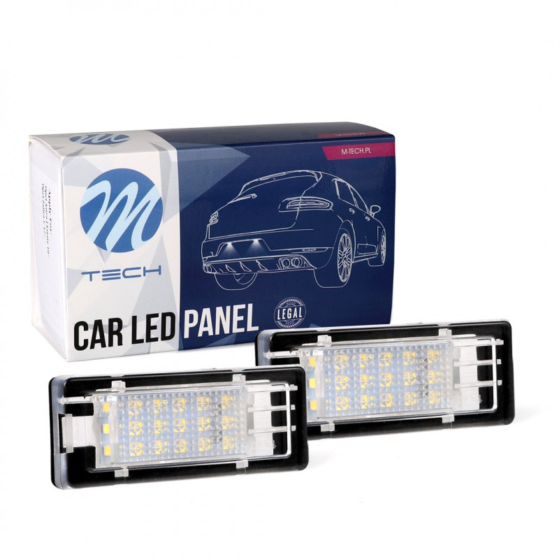 LED Kennzeichenbeleuchtung RENAULT Clio 18SMD