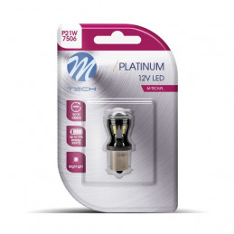Blister M-TECH Platinum LB820W-01B - P21W, 12-24 V 14x2835SMD, CANBUS, weiß