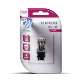 Blister M-TECH Platinum LB825W-01B - P27/7 W 3157, 12-24 V 14x2835SMD, CANBUS, weiß