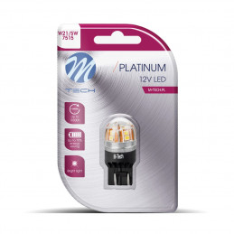 Blister M-TECH Platinum LB829W-01B -T20 W21/5 W, 12-24 V 15x2835SMD, CANBUS, weiß