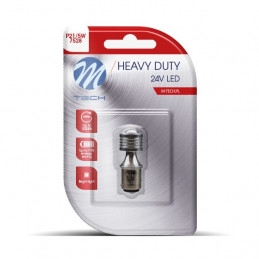 Blister 2x M-TECH HD LB9812W BAY15d 4xHP LED 24 V weiß