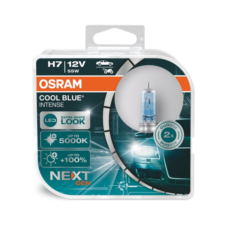 Osram COOL BLUE® Intense NextGen H7 PX26d 12V 55W HCB Osram COOL BLUE® Intense NextGen H7 PX26d 12V 55W HCB