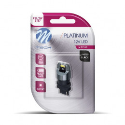 Blister M-TECH Platinum Limited schwarz LB847W-01B - P27/7 W 3157, 12-24 V 1x LED-Lampe 6x3020SMD, CANBUS, weiß