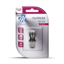 Blister M-TECH Platinum LB821R-01B - P21/5 W, 12-24 V 14x2835SMD, CANBUS, rot