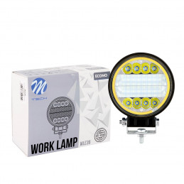 Lampa Robocza M-TECH ECONO WLE36 - 4" 38xSMD3030 + Halo - Round 38 W 10-30 V Spot