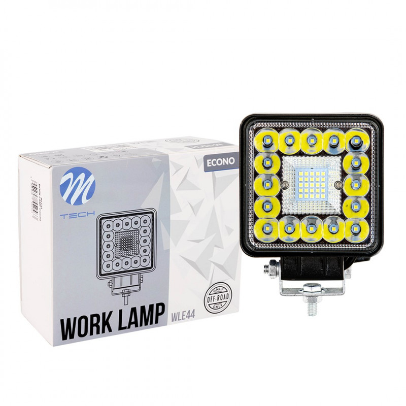 Lampa Robocza M-TECH ECONO WLE44 - 4" 41xSMD3030 - Square 42 W 10-30 V Combo