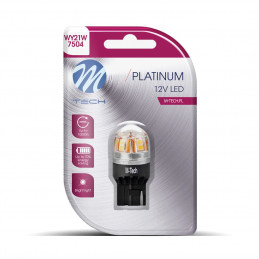 Blister M-TECH Platinum LB828Y-01B - T20 W21W, 12-24 V 15x2835SMD, CANBUS, Amber