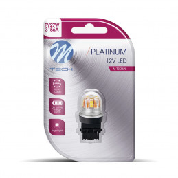 Blister M-TECH Platinum LB830Y-01B - PY27W, 12-24 V 15x2835SMD, CANBUS, Amber