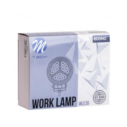 Lampa Robocza M-TECH ECONO WLE35 - 4" 47xSMD3030 - Round 54 W 12-30 V Combo