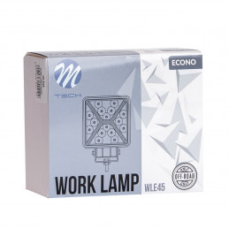 Lampa Robocza M-TECH ECONO WLE45 - 4" 46xSMD3030 - Square 46 W 12-30 V Combo