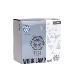 Lampa Robocza M-TECH ECONO WLE53 - 4" 16x3W Hex 48 W 12-30 V 4D Spot