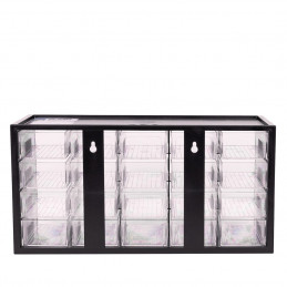 Werkstatt Organizer mit Schubladen fÃ¼r Birnen und LED's inkl. 700 12V Halogen Birnen