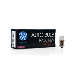 Glühlampe M-TECH T4W 4 W 24 V BA9s