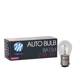 Glühlampe M-TECH BA15d 24 V 21 W