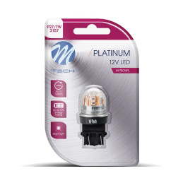 Blister M-TECH Platinum LB831R-01B - P27/7 W, 12-24 V 15x2835SMD, CANBUS, rot