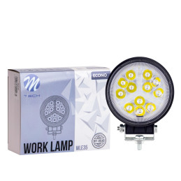 Lampa Robocza M-TECH ECONO WLE35 - 4" 47xSMD3030 - Round 54 W 12-30 V Combo