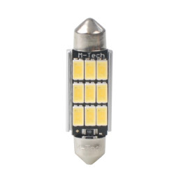 Blister M-TECH Platinum LB816WW - C5W 41 mm, 12 V 9xSMD5630, Warm weiß